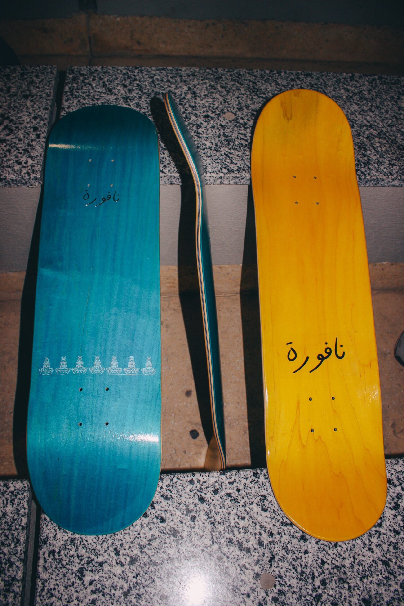 Three NAF Blank Blue 8.25" - 3 Skateboard Decks - Image 5