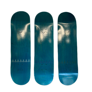 Three NAF Blank Blue 8.25" - 3 Skateboard Decks