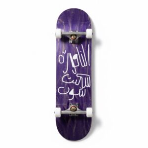 NEW SCHOOL PURPLE COMPLETE SKATEBOARD "النافورة سكيت شوب"
