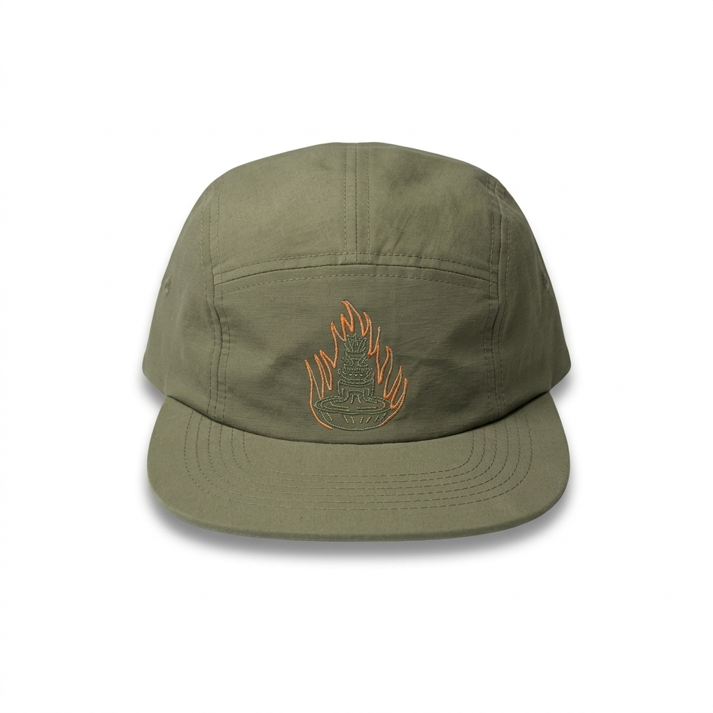 FIRELOGO FIVE PANEL NAF HAT