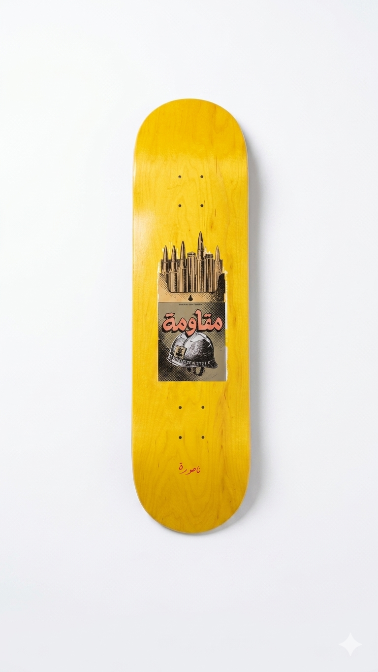 SKATEBOARD DECK - BULLET RESISTANCE